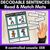 16 for R-Controlled Vowels Decodable Sentence Activities COMPLETE BUNDLE