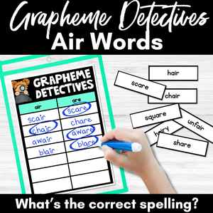 R-Controlled Vowel Air Sound Game