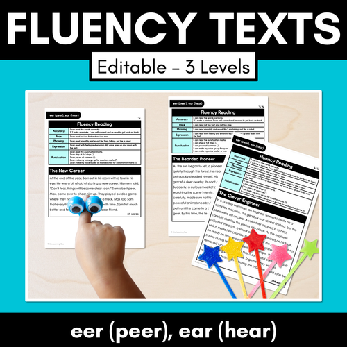 Resource preview 6 for Decodable Fluency Passages - R-Controlled Vowels Bundle