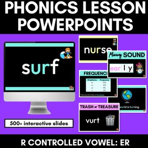 R-Controlled Vowels - ER Sound Powerpoint