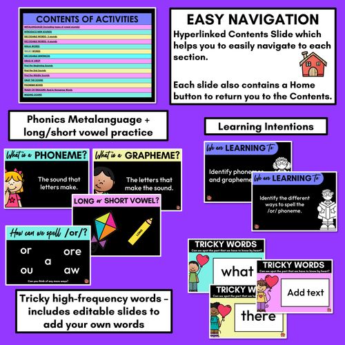 Resource preview 2 for R Controlled Vowels - Or Sound Powerpoint
