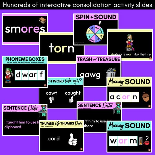 Resource preview 4 for R Controlled Vowels - Or Sound Powerpoint