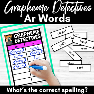 R-Controlled Vowel Ar Sound Game