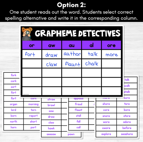 Resource preview 3 for R-Controlled Vowel Or Sound Game