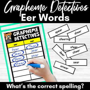 R-Controlled Vowel Eer Sound Game