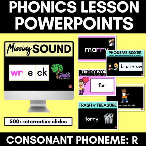 Resource preview 6 for Phonics Powerpoints - Consonant Sounds Bundle