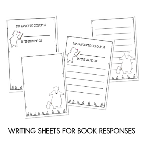 Resource preview 3 for Rainbow Bear - Craft and Writing Sheets - Book Week 2019