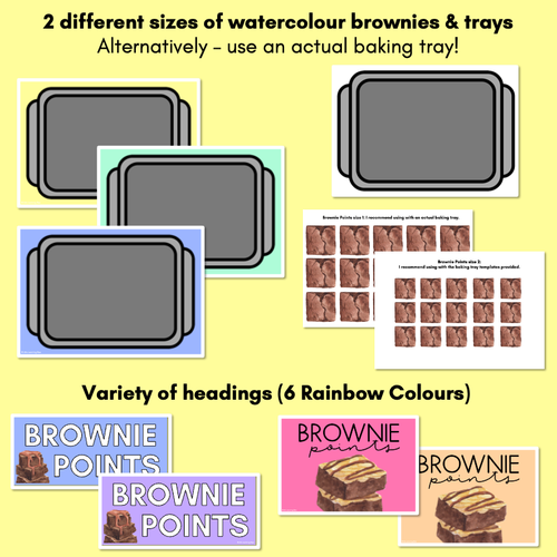 Resource preview 2 for Brownie Point Class Reward System - Whole Class Reward - Rainbow Classroom Decor