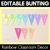 1 for Editable Alphabet & Number Bunting - Rainbow Classroom Decor