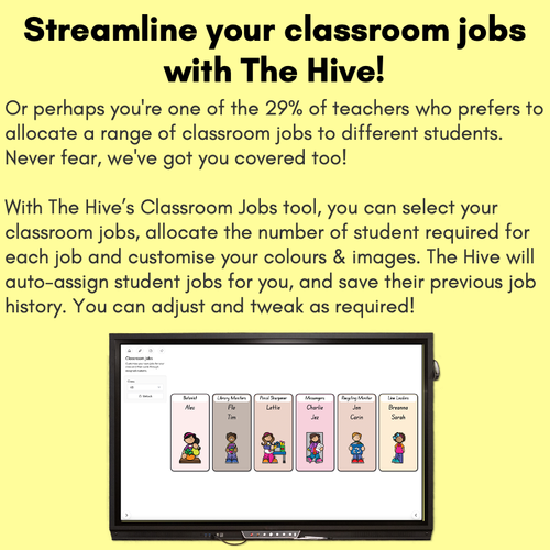 Resource preview 6 for Editable Class Jobs Display - Rainbow Classroom Decor