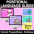 1 for Positional Language - Animal Prepositions - Rainbow PowerPoint Slides