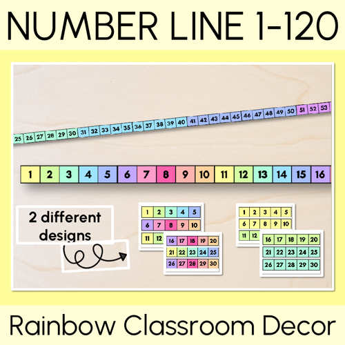 Resource preview 2 for Rainbow Learning Displays - Mathematics Bundle
