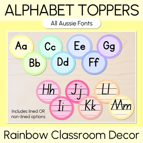 Resource preview 19 for Rainbow Classroom Decor Bundle