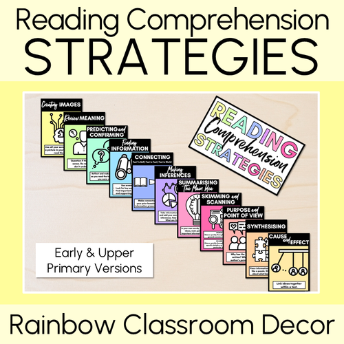 Resource preview 10 for Rainbow Classroom Decor Bundle
