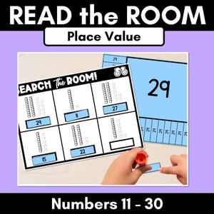 READ THE ROOM - Numbers 11 - 30 Place Value