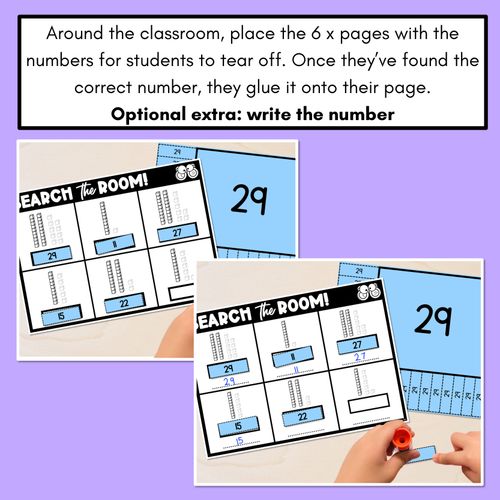 Resource preview 4 for READ THE ROOM - Numbers 11 - 30 Place Value