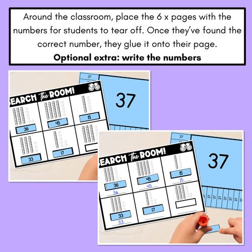 Resource preview 4 for READ THE ROOM - Numbers 11 - 50 Place Value