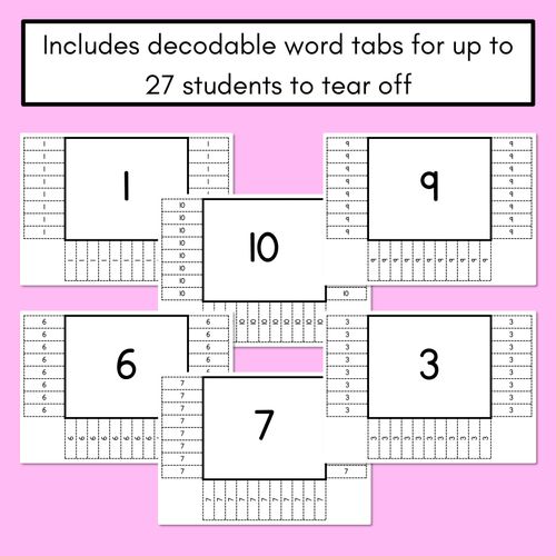 Resource preview 3 for READ THE ROOM - Numbers 1-10 Base Ten Blocks