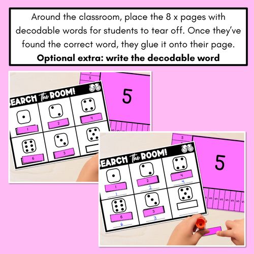 Resource preview 4 for READ THE ROOM - Numbers 1-10 Dice