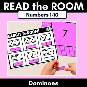 READ THE ROOM - Numbers 1-10  Dominoes