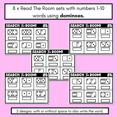 Resource preview 2 for READ THE ROOM - Numbers 1-10  Dominoes