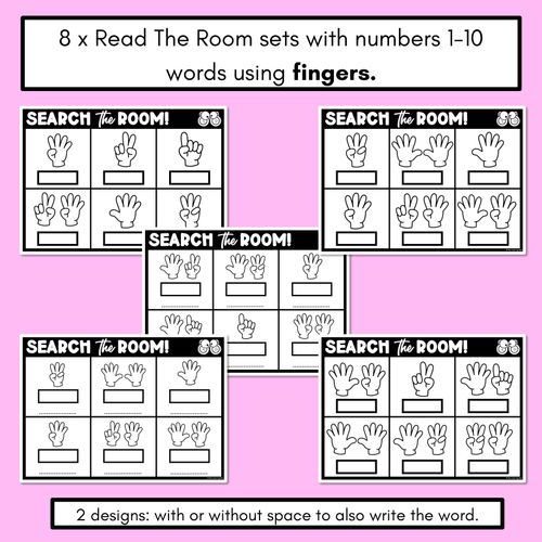 Resource preview 2 for READ THE ROOM - Numbers 1-10  Fingers