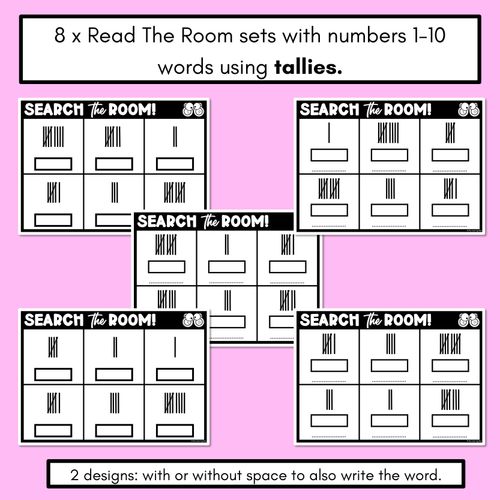 Resource preview 2 for READ THE ROOM - Numbers 1-10 Tallies