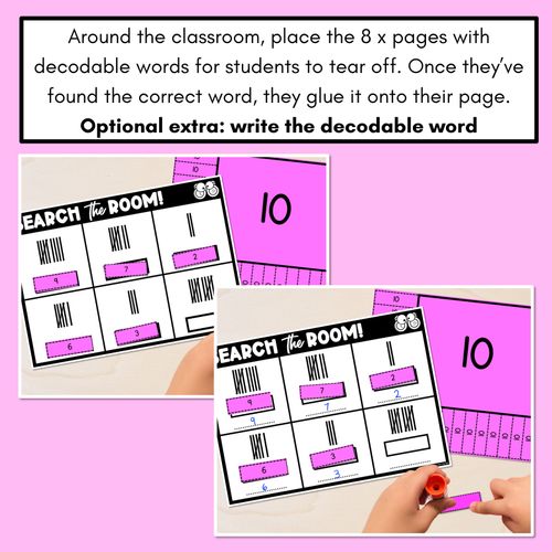 Resource preview 4 for READ THE ROOM - Numbers 1-10 Tallies