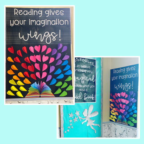 Resource preview 2 for READING CORNER POSTERS - Rainbow Reading Corner Display