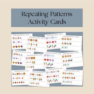 Repeating Patterns Activity Cards