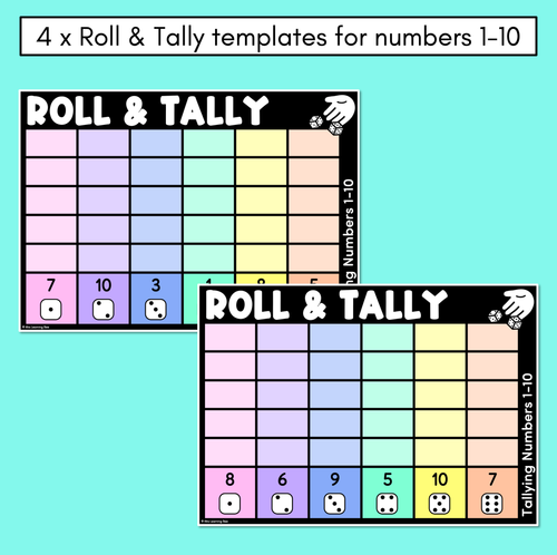 Resource preview 2 for Roll & Tally Gameboards - Tallying to 10 and 20