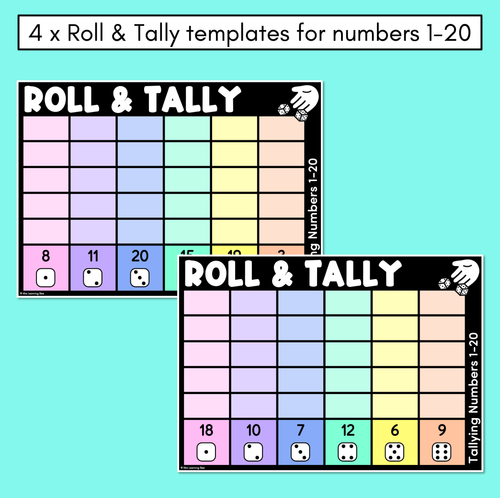 Resource preview 3 for Roll & Tally Gameboards - Tallying to 10 and 20