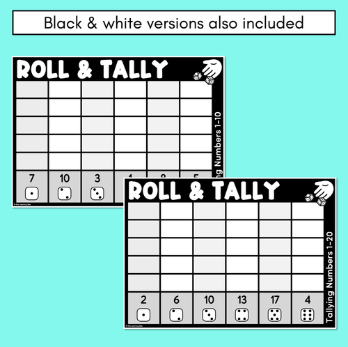 Resource preview 4 for Roll & Tally Gameboards - Tallying to 10 and 20