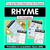 3 for Rhyme Worksheets - Rhyme Activities for Kindergarten Sampler