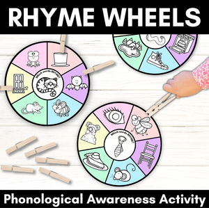 Rhyming Wheels - Phonological Awareness