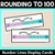 1 for Rounding to 100 - Number Lines Display Cards & Desk Companions