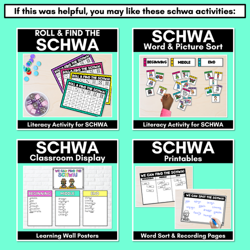 Resource preview 4 for Schwa PowerPoint Lesson Slides - Phonics Teaching Slides for Schwa Sound