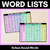 1 for Decodable Word Lists - Schwa Sound Words