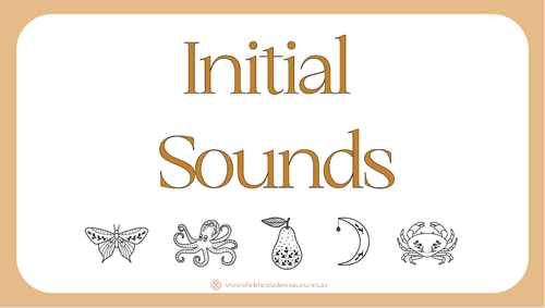 Resource preview 1 for Initial Sounds Matching Activity - PowerPoint