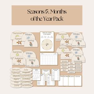 Seasons and Months of the Year Pack