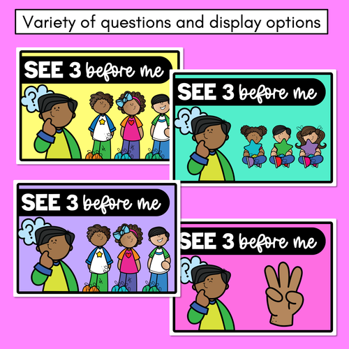 Resource preview 2 for See 3 Before Me - Classroom Posters