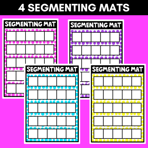 Resource preview 2 for Blend & Segment Consonant Digraph Words - Sound Button Cards + Segmenting Mats