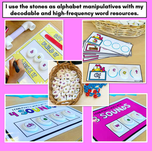 Resource preview 2 for DIY Alphabet Manipulatives - SOUND STONES FREEBIE