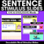 1 for Sentence Stimulus Slides - CVC Words, CVCC/CCVC Words, CCVCC Words - Decodable Word Prompts for Sentence of the Day