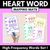 6 for HEART WORD MAPPING MATS - High-Frequency Words Bundle