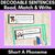 4 for Decodable Sentence Activities for Short A Phoneme - BUNDLE
