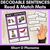 3 for Decodable Sentence Activities for Short O Phoneme - BUNDLE