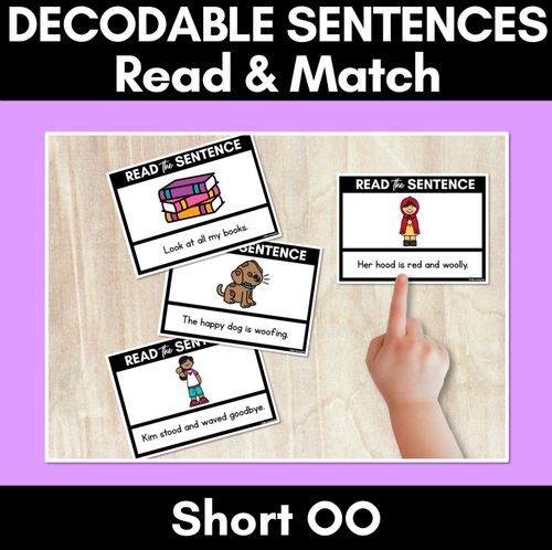 Resource preview 2 for Decodable Sentence Activities for Short OO Phoneme - BUNDLE