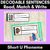 1 for Short U Phoneme Decodable Sentences - Read, Match & Write