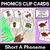 1 for Short Vowel Phoneme A Clip Cards - Vowel Sounds Phonics Game